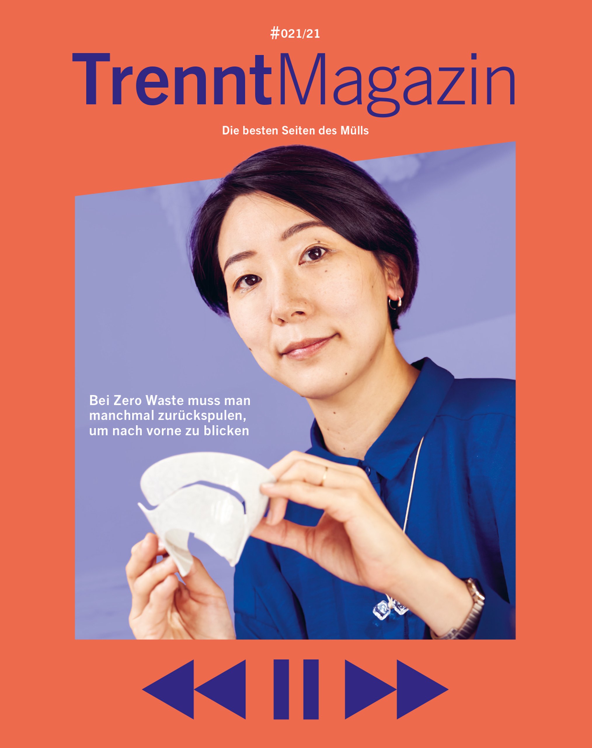 Cover des TrenntMagazin Nr. 21 – Zero Waste Magazin, die besten Seiten des Mülls